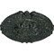 Ekena Millwork Southampton Ceiling Medallion (Canopies up to 2 3/4"), 16 3/8"OD x 1 3/4"P, Painted Turtle Crackle CM17SOPTC - alternate 2